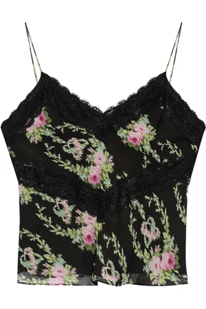 LOVESHACKFANCY Top sin mangas Brimsley