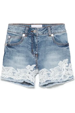 ERMANNO SCERVINO Pantalones cortos con encaje floral