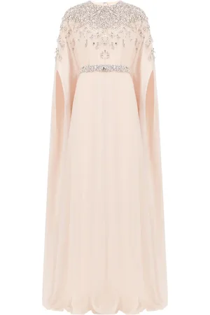 Dina Melwani Vestido de fiesta con pliegues