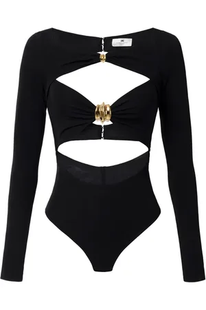 Elisabetta Franchi Body con aberturas