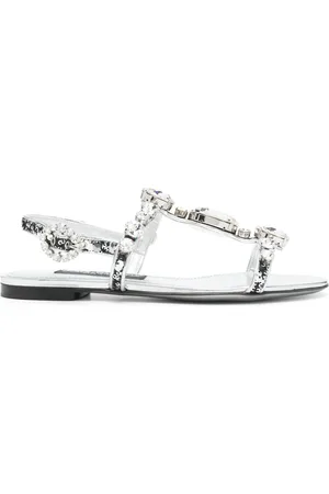 Dolce & Gabbana Sandalias con apliques de cristal