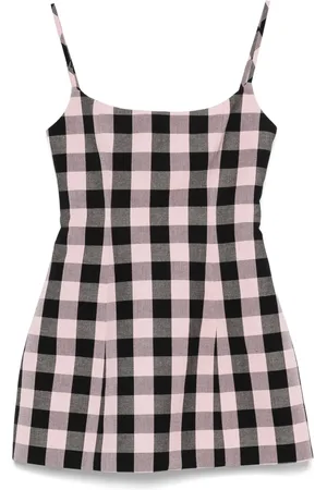 BLUMARINE Vestido a cuadros gingham