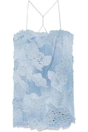 ERMANNO SCERVINO Vestido corto con apliques florales