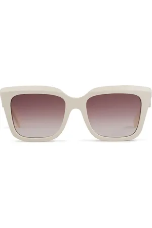 Alexander McQueen Gafas de sol con montura rectangular