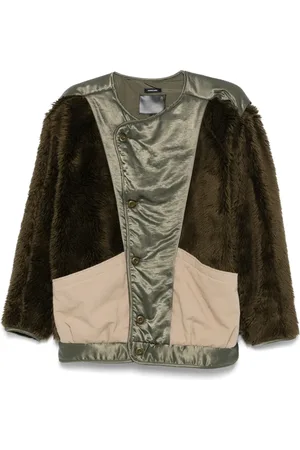 R13 Chaqueta con cierre oculto