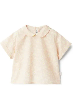 Il gufo Blusa con motivo floral