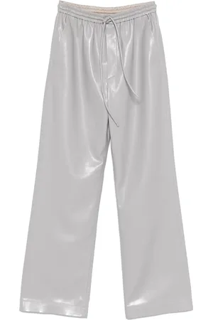 Nanushka Pantalones con cierre de botón