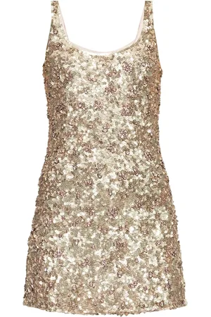 LOVESHACKFANCY Vestido Dorrina con lentejuelas