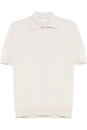 Brunello Cucinelli Polo de punto fino