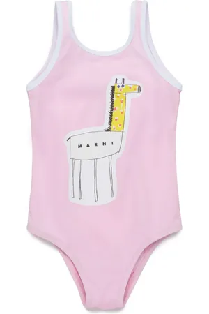 Marni Bañador con ilustración estampada