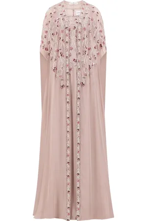Dina Melwani Vestido de fiesta bordado