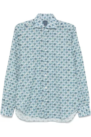 BARBA Camisa con estampado floral