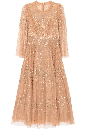 Needle & Thread Vestido con lentejuelas
