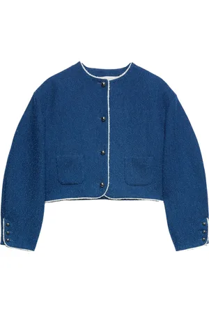 Msgm Chaqueta con ribetes en contraste