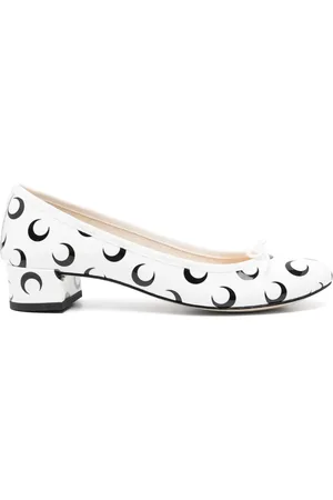 Marine Serre Zapatos Camille con tacón de 35 mm de x Repetto
