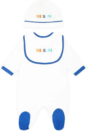 Missoni Set de pelele con logo estampado