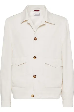 Brunello Cucinelli Chaqueta estilo camisa