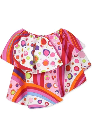 PUCCI Junior Top con motivo Fontane