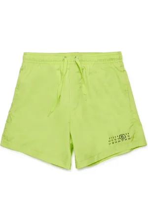 Maison Margiela Bañador con logo estampado