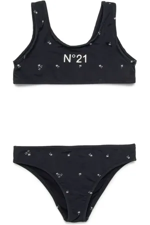 Nº21 Bikini con estampado de palmeras