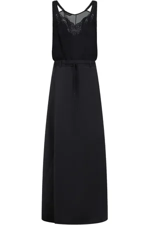 Balenciaga Vestido largo con parches