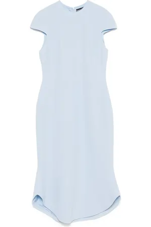 DAVID KOMA Vestido midi estilo cady