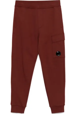 C.P. Company Pantalones de chándal con detalle Lens