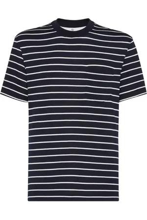 Brunello Cucinelli Camiseta a rayas