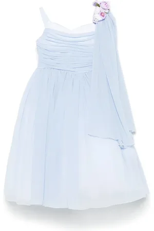 COLORICHIARI Vestido con apliques florales