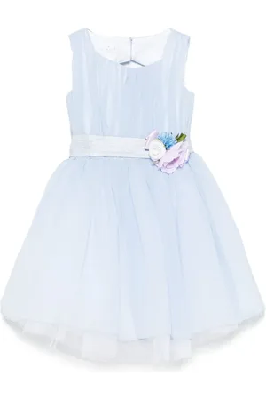 COLORICHIARI Vestido con apliques florales
