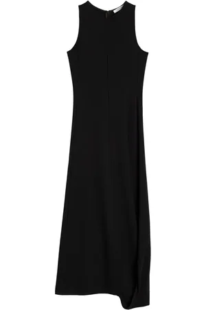 LEMAIRE Vestido midi con dobladillo retorcido