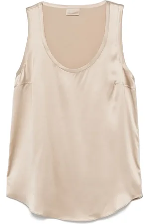 Brunello Cucinelli Top con escote en V