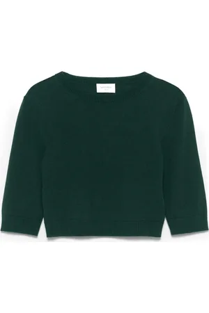 Saint Laurent Top corto de lana