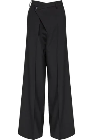 Maison Margiela Pantalones con cierre descentrado