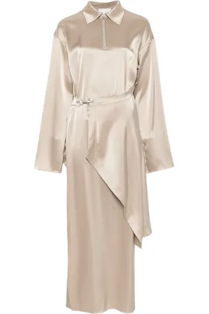 Nanushka Vestido midi drapeado