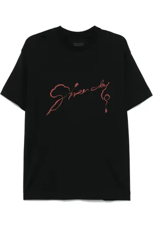 Givenchy Camiseta con estampado de piel de serpiente