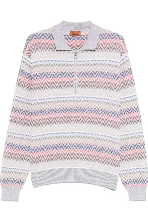 Missoni Polo clásico con motivo chevron