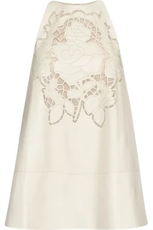 Oscar de la Renta Vestido corto con aberturas