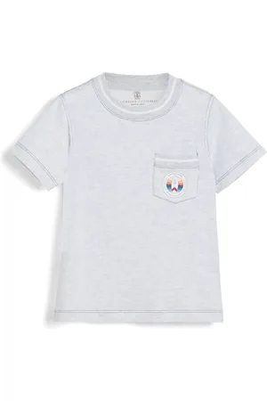 Brunello Cucinelli Camiseta con estampado Surf
