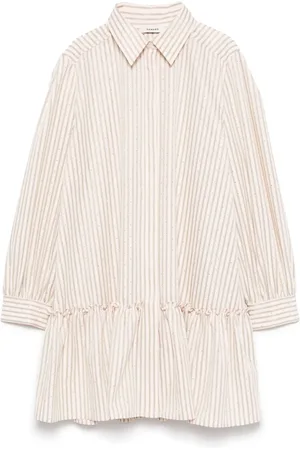 Sandro Vestido camisero con apliques de strass