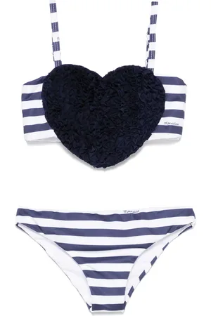 MONNALISA Bikini con aplique de corazón