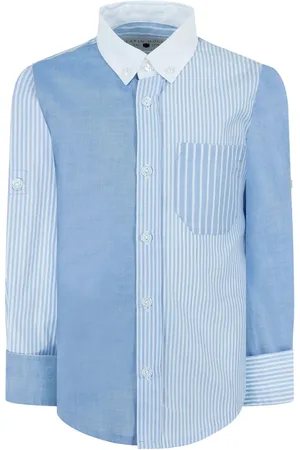 Lapin House Camisa con panel a rayas