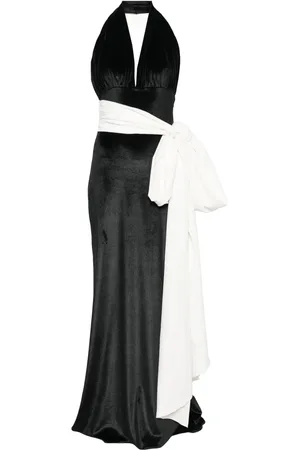 Atu Body Couture Vestido largo con detalle fruncido