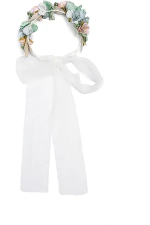 Amaya Corona con apliques florales
