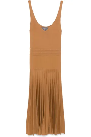 ERIC BOMPARD Vestido sin mangas plisado