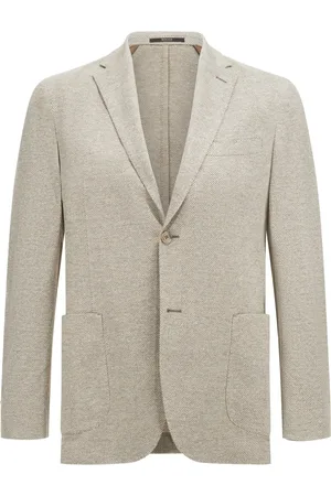 Boggi Milano Blazer de lino y algodón