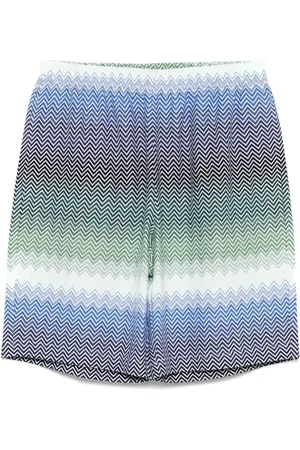 Missoni Pantalones cortos con motivo en zigzag