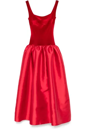 Atu Body Couture Vestido de fiesta con panel de terciopelo