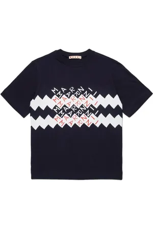 Marni Camiseta con logo estampado