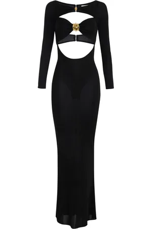 Elisabetta Franchi Vestido de fiesta con detalle de joyas